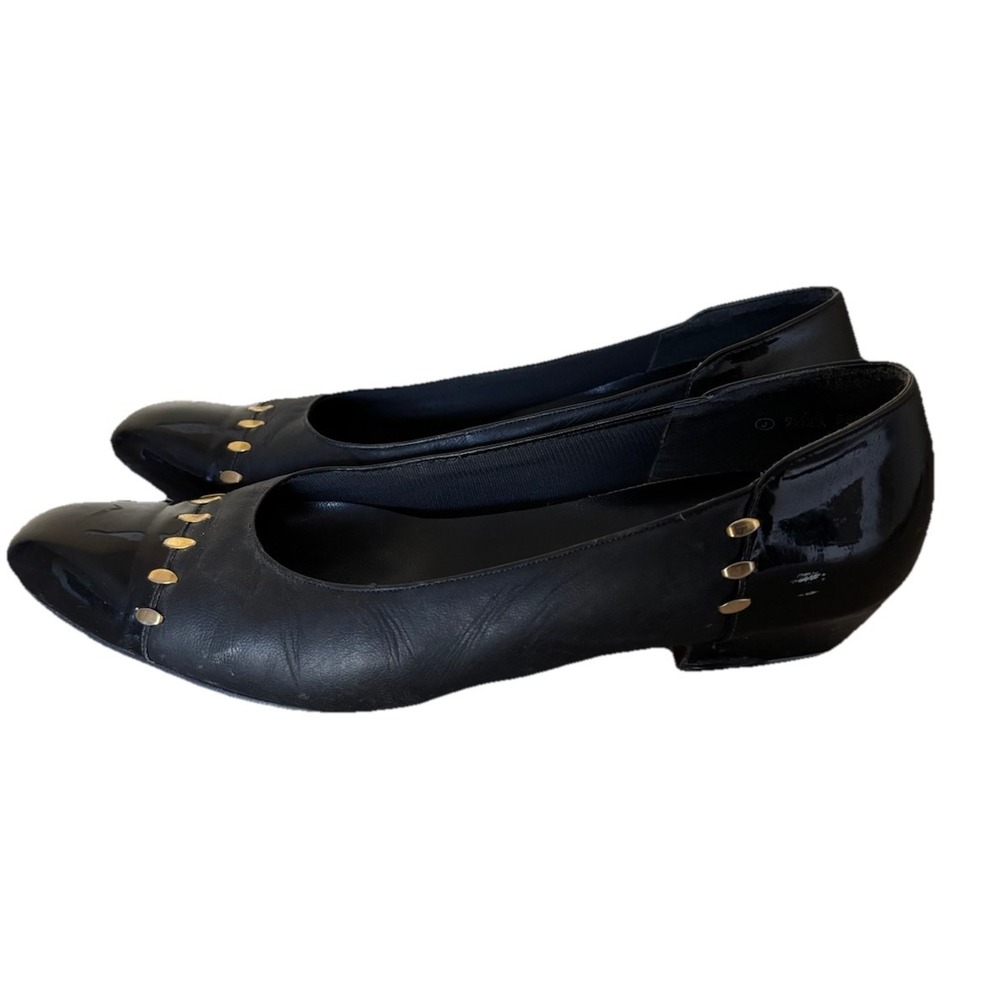 Vintage Selby Leather Heels Women's Size 9 1/2 90s Y2K Retro Career Office Party